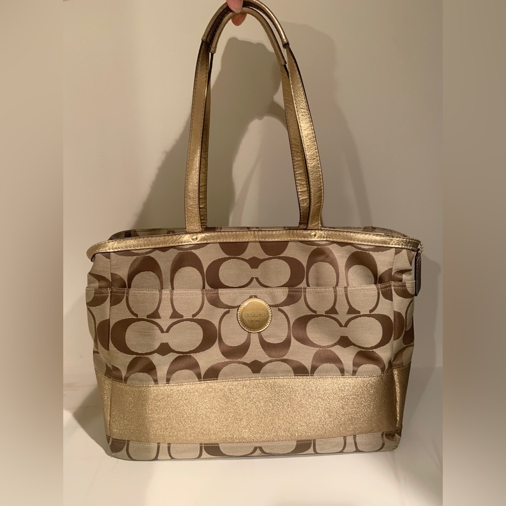 Coach Signature Diaper Bag